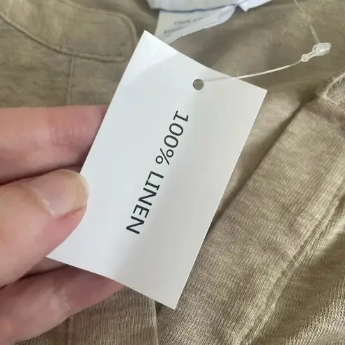 The Company Store women's 100% Linen Pocket Dress Size Medium NWT Lagenlook 0079