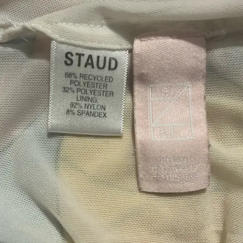 STAUD Citrus Kai Twisted Halter Bohemian Crop Top Multicolor – Size 10 Blue