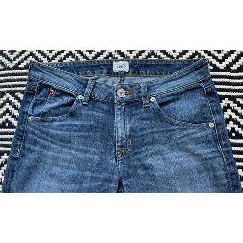 Hudson Bacara Crop Straight Cuffed Jeans