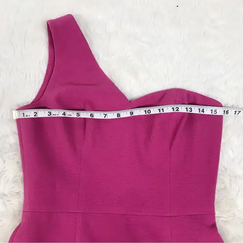 Dress the Population DRESS THE POPULATION Maddie One Shoulder Mini Dress Pink Purple XS Formal Party