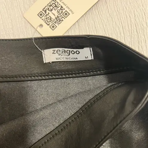 Zeagoo Leather Skirt Size M