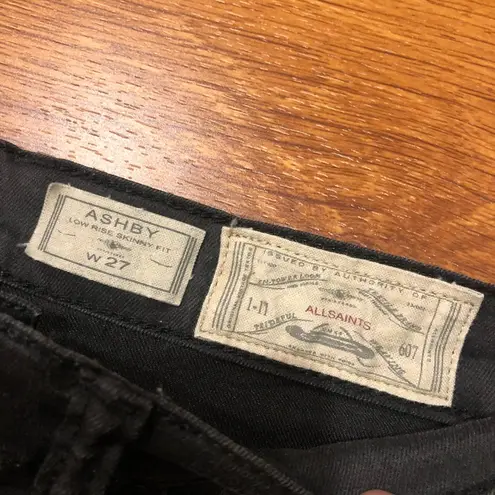 All Saints Coated Ashby Skinny Jeans