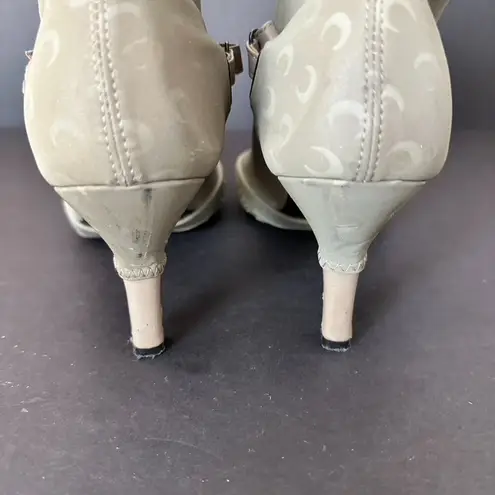 Marine Serre Neutrals Neutral 50 Crescent Moon Reflective Sock Boots Size 41