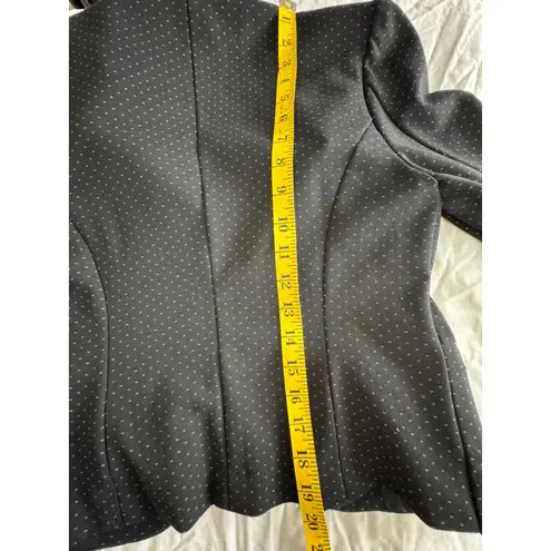 Amanda & Chelsea Amanda Chelsea Polka Dot Blazer Cropped Career Jacket Black Size 4P