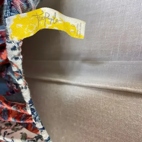 Free People  Floral Paisley Knot‎ Halter Top