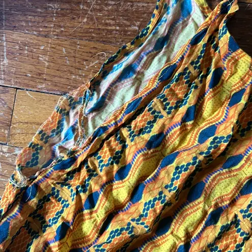 RTR Kahindo
Kano Jumpsuit Orange/Mustard Wide Leg Sz Medium 1 pc boho print
