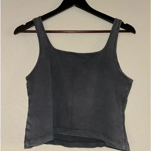 Aerie Gray cropped tank top