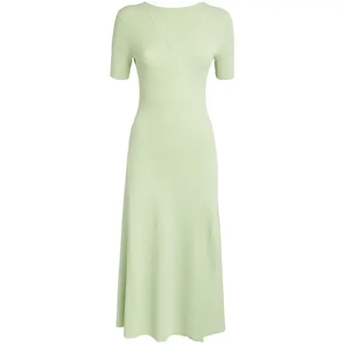 Maje NWT Ruched Stretch-Knitted Dress Size 34 Small