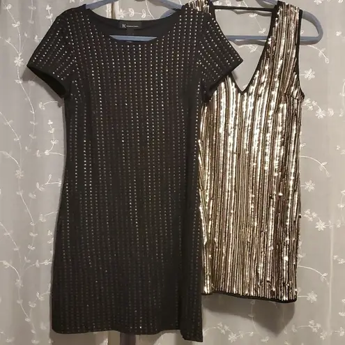 STUDDED SEXY SPIKE ANKLE BOOTS WITH HEELS SZ 8/M Gold