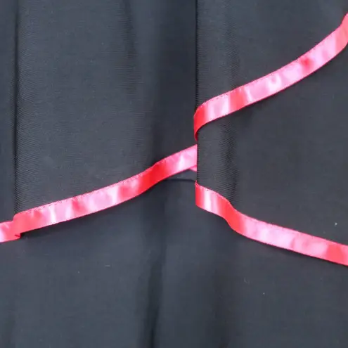 Taboo Vintage 90s Black & Pink Ruffle Dress