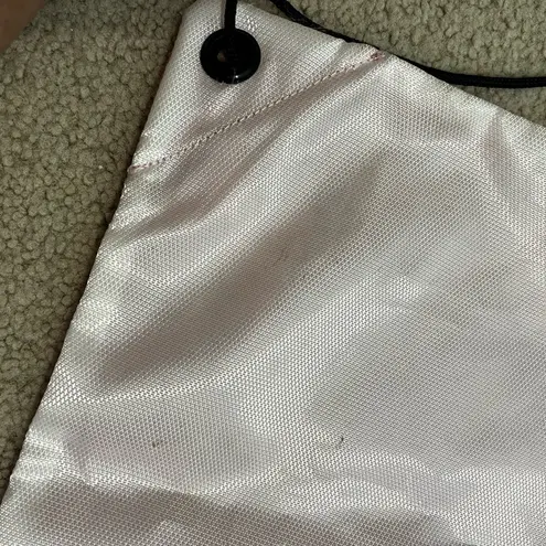 Sale! Diadora Pink White Drawstring Bag Sports Soccer Nylon Knapsack B5