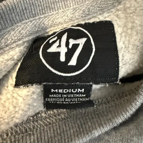 '47 Dallas Cowboys Crewneck Sweatshirt Pullover Women's Medium Gray NFL Football