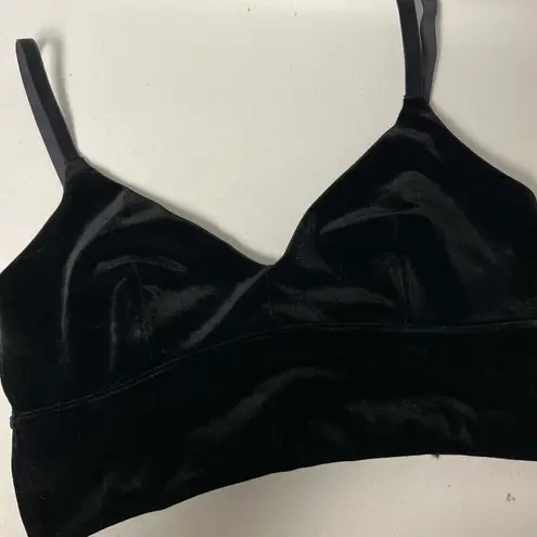 Gap Velvet Bralette NWOT