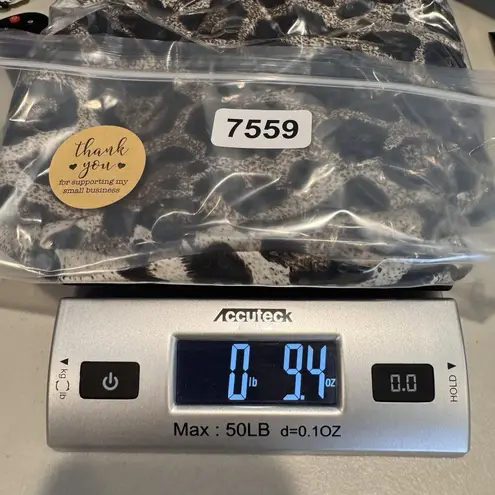 Vintage MSK Crossover Top Womens Small Brown Animal Print Mob Wife Beaded Sequin