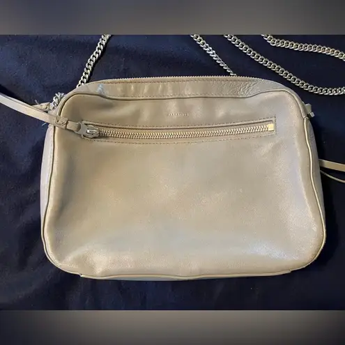 ALLSAINTS Leather Chain Square Crossbody