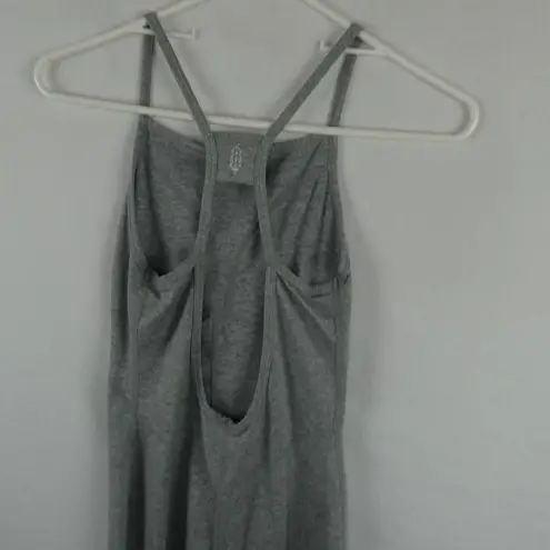 Free People  Movement Side to Side Performance Leotard Bodysuit Grey Jumpsuit XS