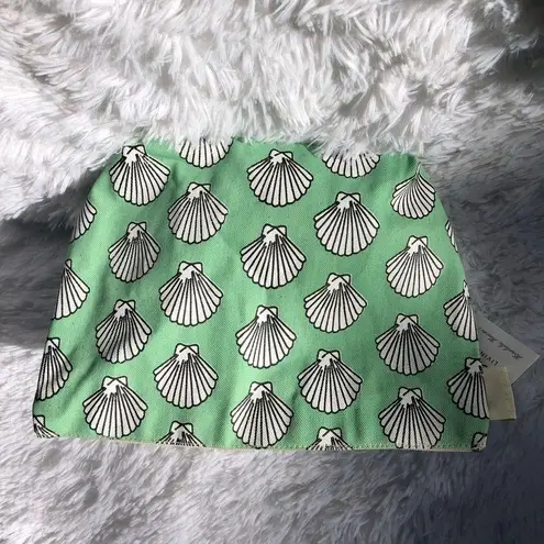 Soha Living Cosmetic Bag NWT Sea Coaster Sign Set Green