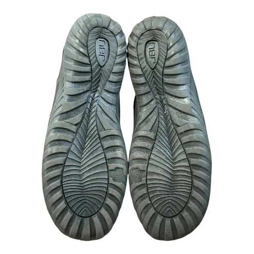 Jbu Paulina Water Resistant Leather Ankle Boots Black Comfort Women Size 9.5