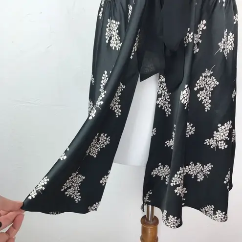 Victoria's Secret Victoria’s Secret Black Gray Foliage Teddy Top Lingerie Medium