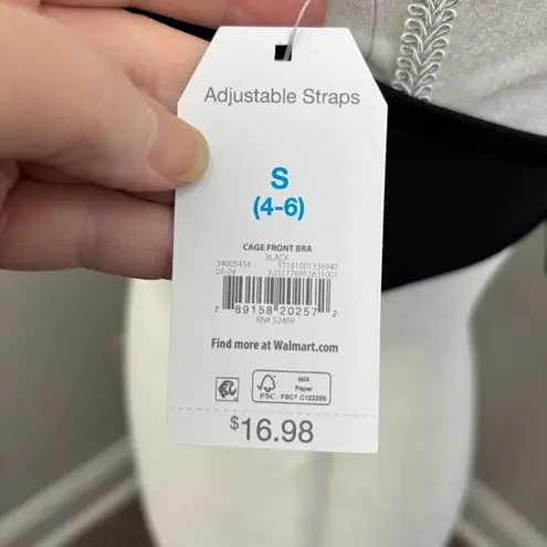 Time And Tru cage front bikini top/bra, size Small, summer, beach, vacation, NWT