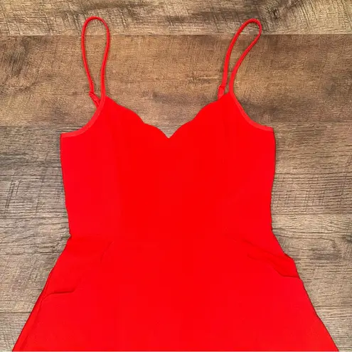 Market & Spruce Pixley Crissie Scalloped Detail Open Back Dress