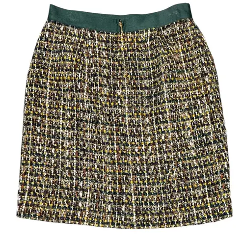 Kate Spade  Tweed Mini Skirt Size 2 | Multicolor Wool Blend A-Line