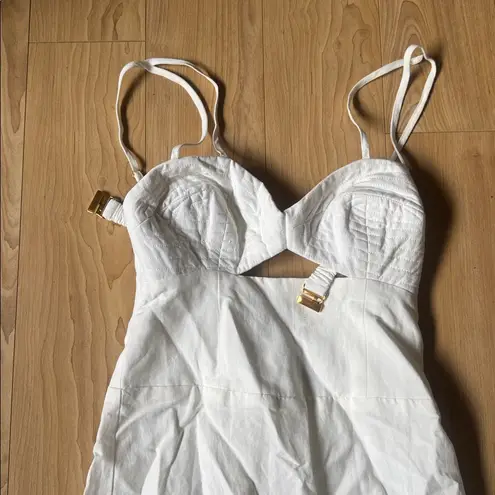NWT Vix Tats Short Dress White Size XS