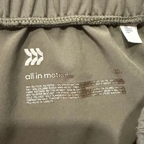 All In Motion moss wide leg high rise athletic pant size XL