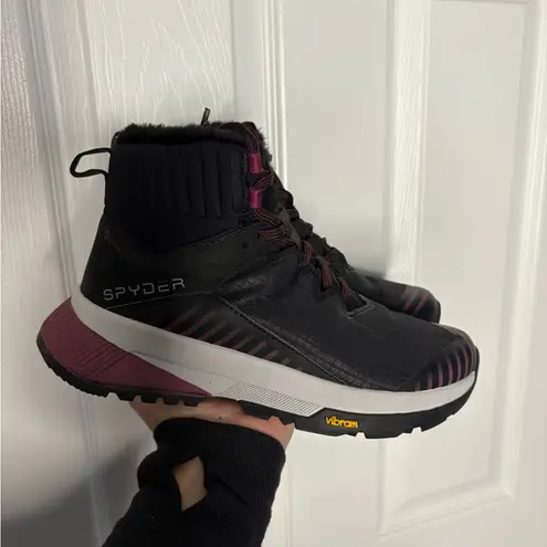 Spyder 🦋 Summit Fur Women's Hiking Boots, Black, 6.5