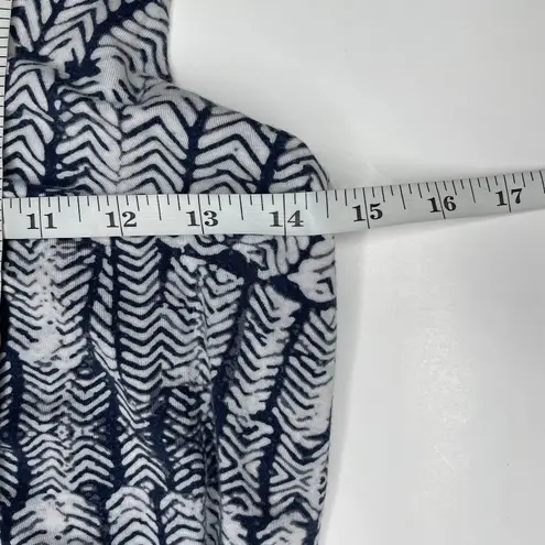 Tart Black and White Botanical Print Sleeveless Ruched Body Slim Dress XS