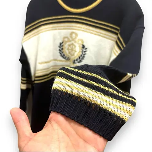 Norton Mcnaughton Vintage Navy Blue Sweater & Pants Matching Set Large