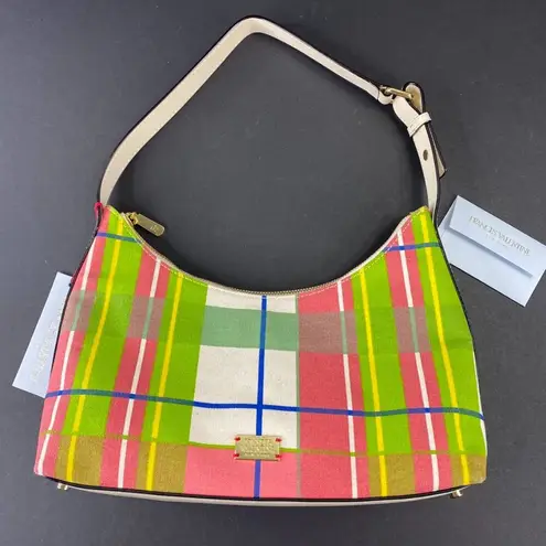 Bermuda Frances Valentine Laura  Plaid Hobo Bag