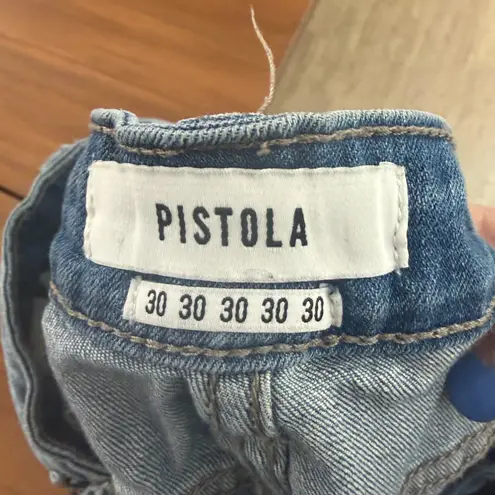 Pistola Aline High Rise Button Fly Distressed Skinny Jeans – Size 30