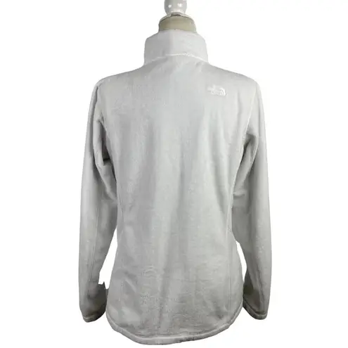 The North Face Women’s  Helata Full Zip Fleece Fuzzy Jacket White Size Medium