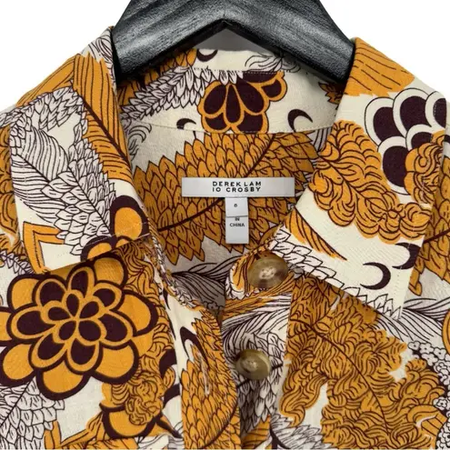 10 Crosby Derek Lam 8 Buffy Utility Dress Multi Midi Length Linen