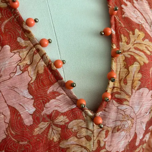 Zimmermann NWOT Floral Orange Dress