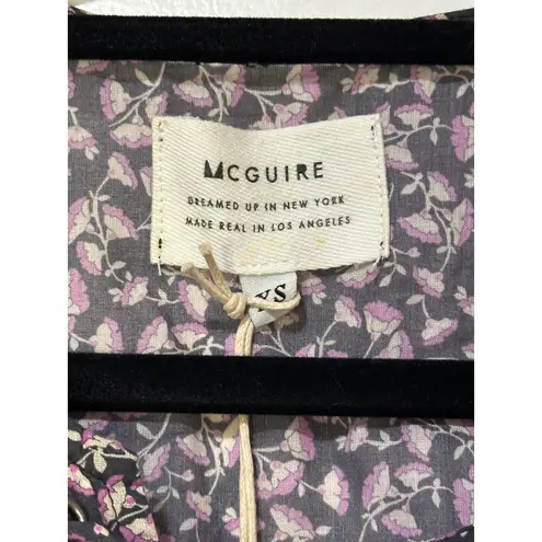 Mcguire From Nordstrom Women's Peasant Blouse Peplum Bottom Size XS NWT
