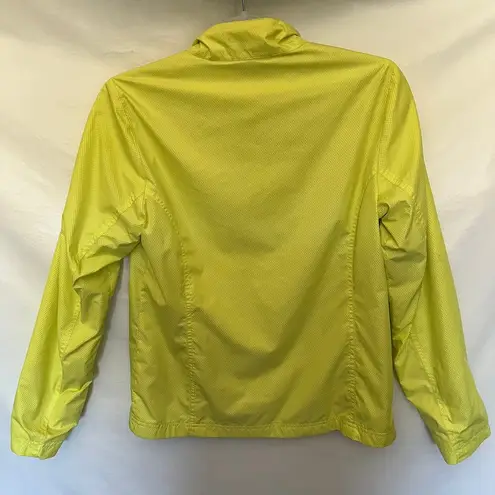 ep pro  Tour Tech Womens Jacket Size Small Golf Full Zip Neon Yellow Pockets