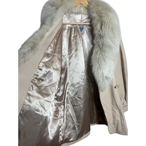 Marvin Richards NWT VTG x Saga Fox Leather Jacket w/Genuine Fox Fur Collar Sz M