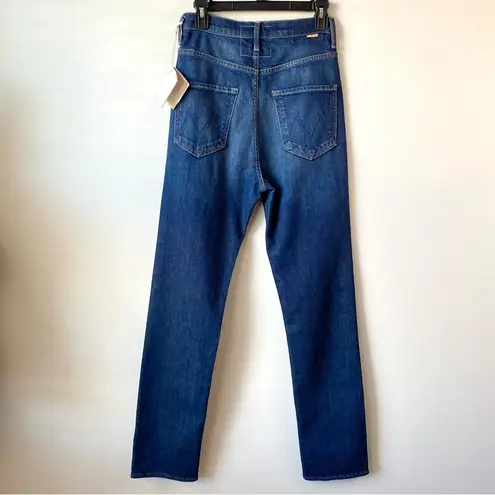 Mother High Waisted Rider Shift Sneak Jeans Digital Underground‎ 28 Blue