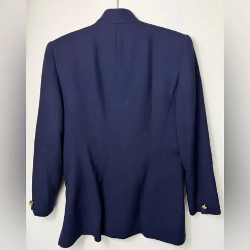 Christian Dior  Navy Military Blazer Gold Buttons | Size 6 - Image 5