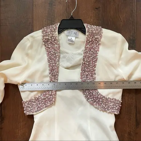 2 piece dress and beaded bolero, size 8 by ET AL