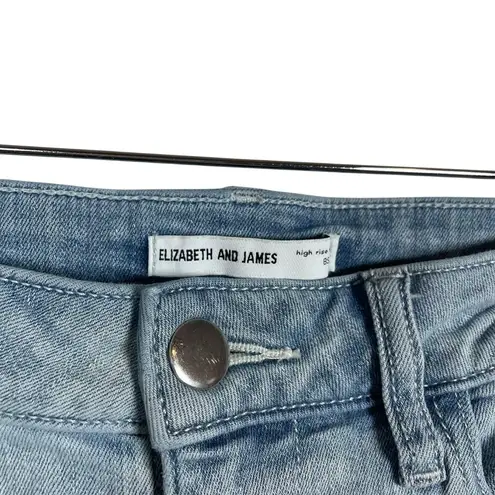 Elizabeth and James High Rise Flare Leg Jeans in Light Wash Size 29