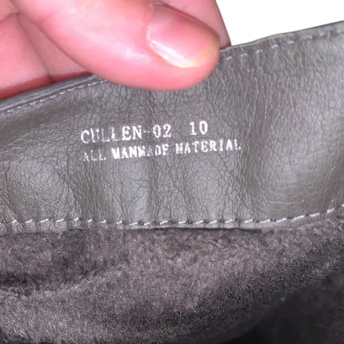 Dollhouse Collen Women Round Toe Over Knee Thigh High Boots High Stiletto Buckle