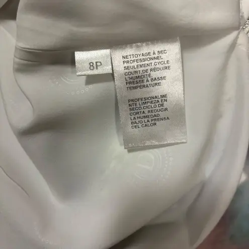 Doncaster  Collection Womens Floral Sleeveless Shift Dress 8P Multicolor