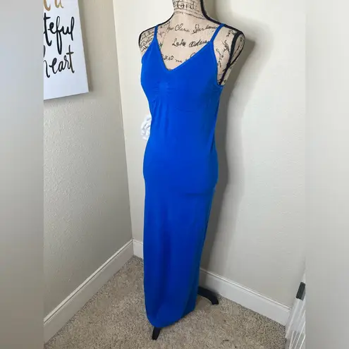 YITTY NTM: Smooth as Hell Shaping Maxi Dress in Beautiful Blue Sz XL
