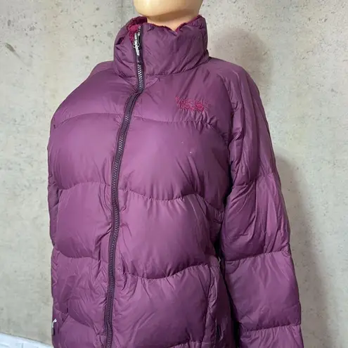 Mountain Hardwear MOUNTAIN HARD WEAR WOMEN'S PURPLE DOWN FILLED PUFFER JACKET SIZE L