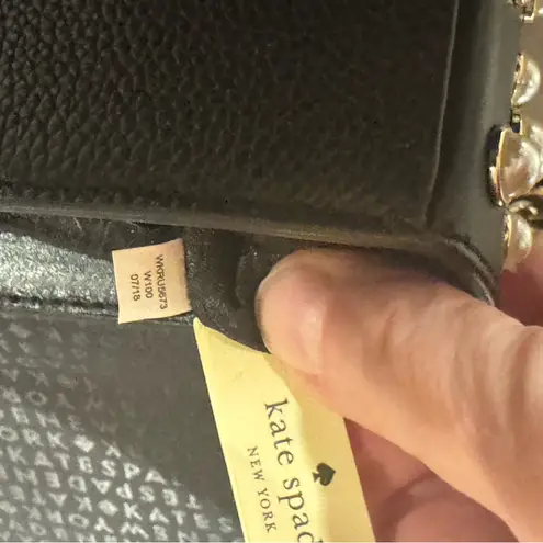 Kate Spade  Maisie Serrano Place Pearl Purse Crossbody Black WKRU5673