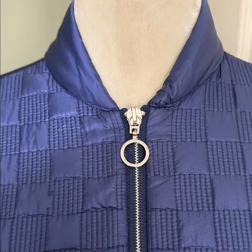 Chervò Pro Therm Navy Full Zip Jacket Quilted Front Size Small Blue