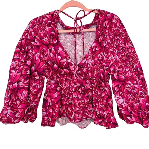 Kika Vargas X Target Floral Blouse Pink XS